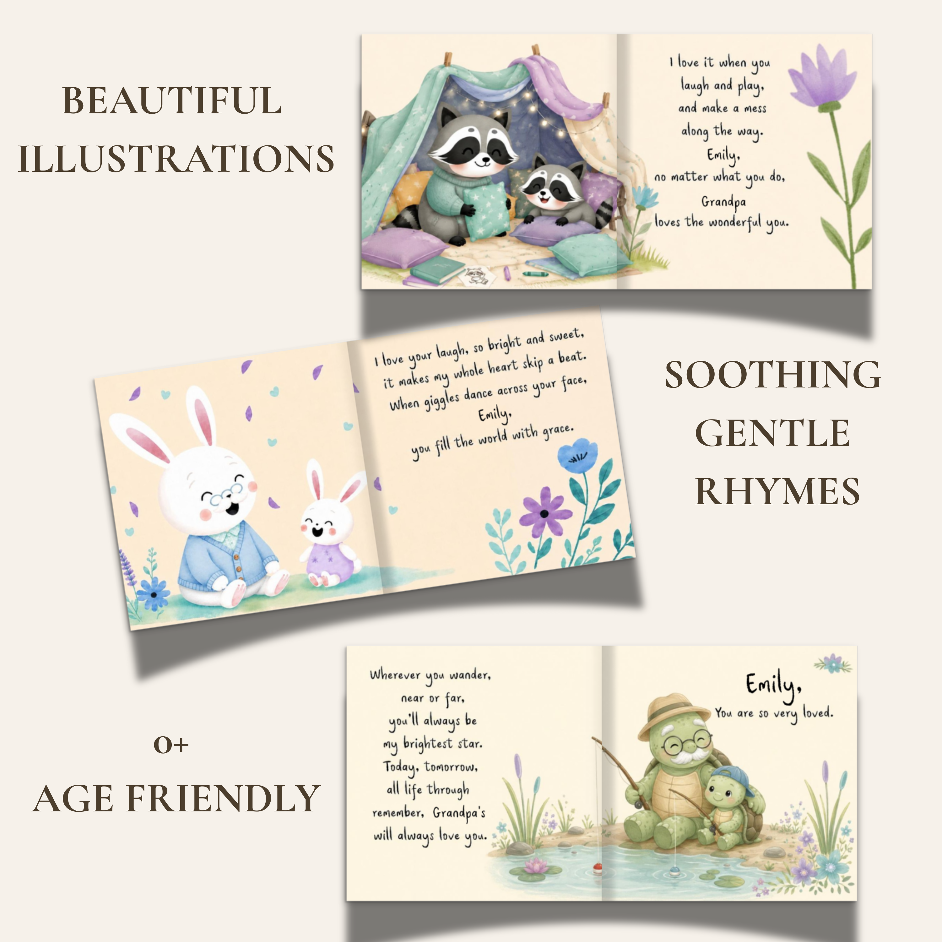 Grandpa Loves You — Personalized Grandchild Book