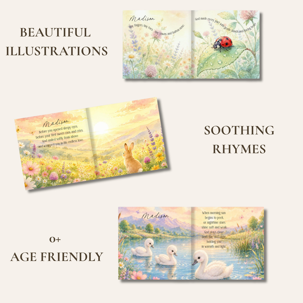 God Loves | Personalized Christian Baby Book