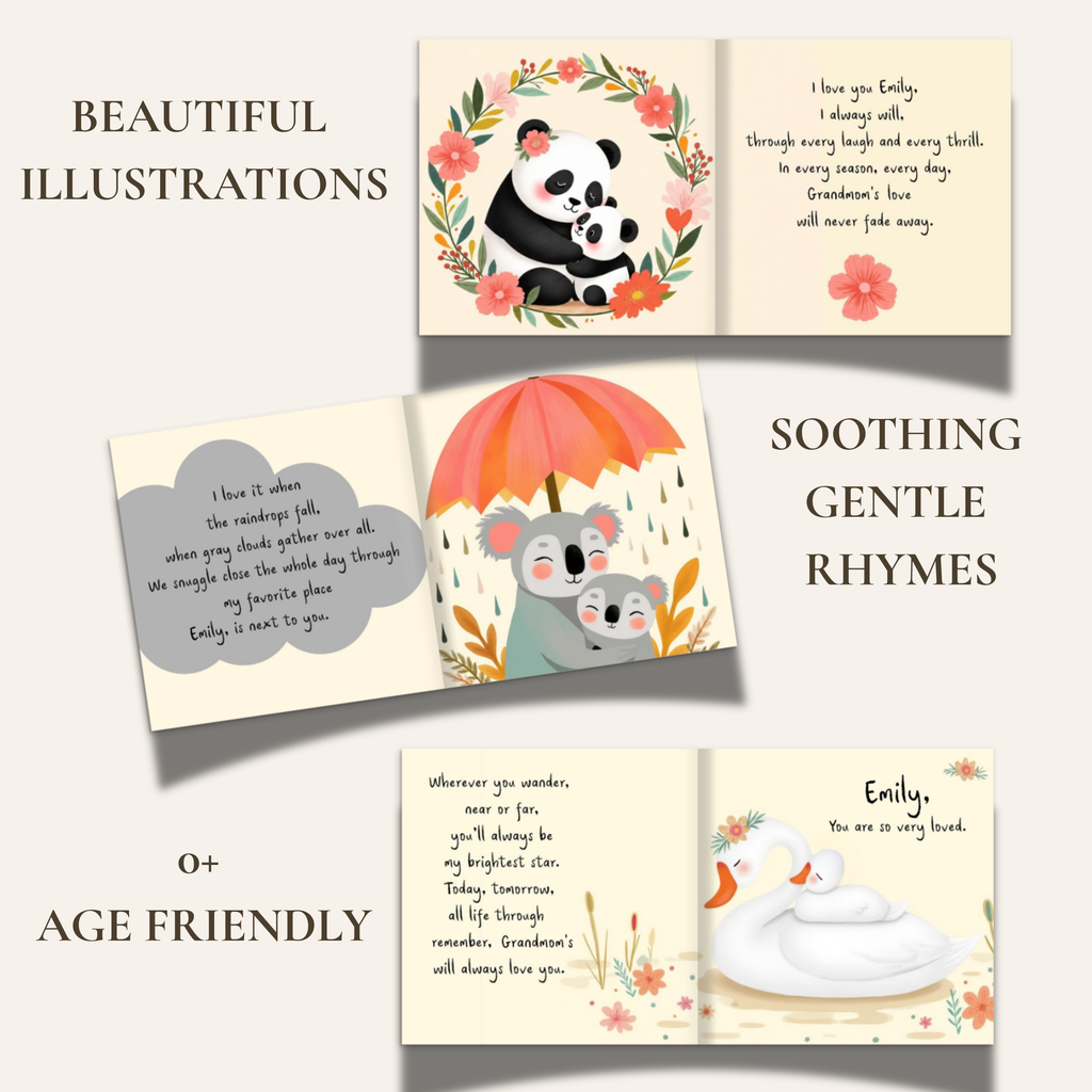 Grandmom Loves You — Personalized Grandchild Book