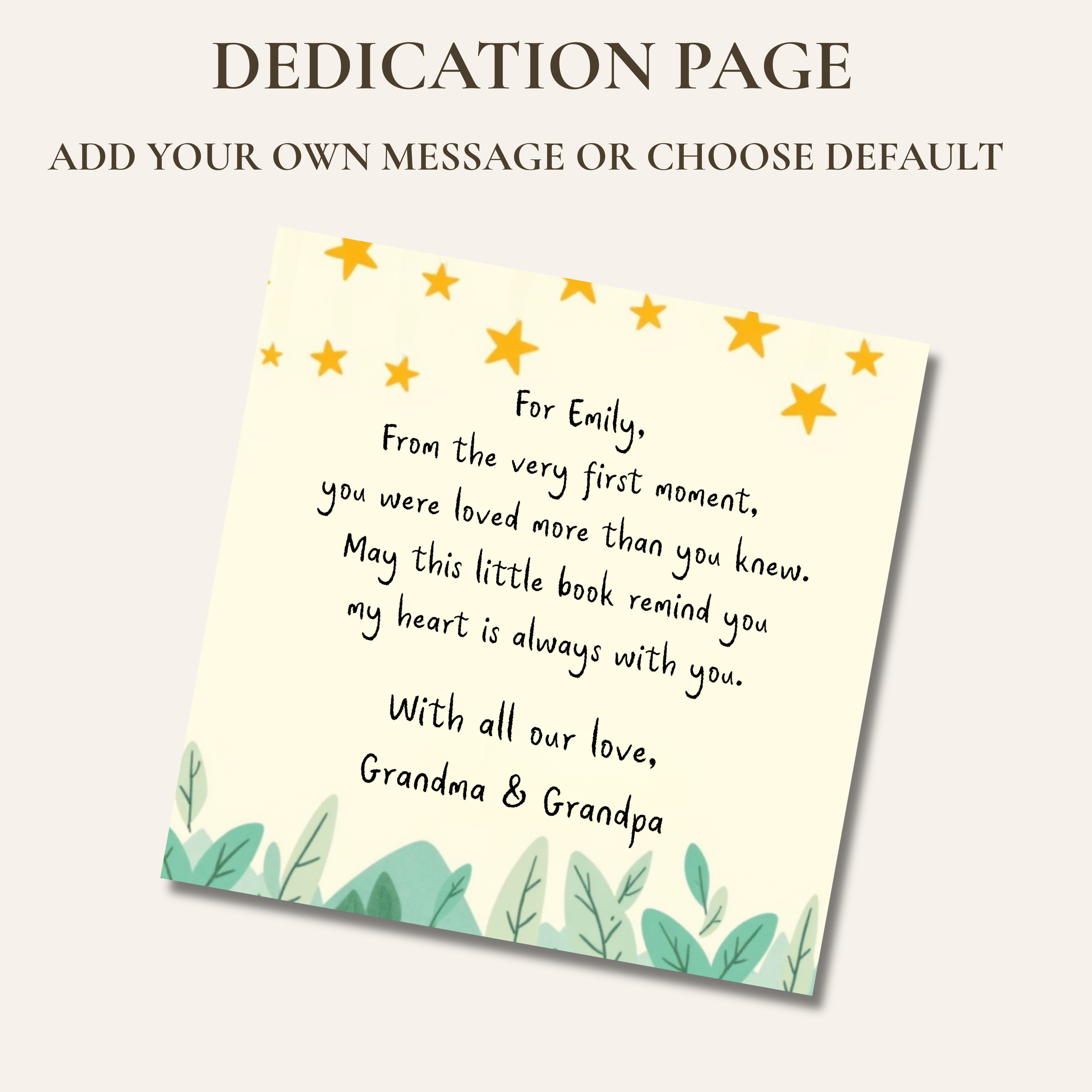 Grandma & Grandpa Love You — Personalized Grandchild Book