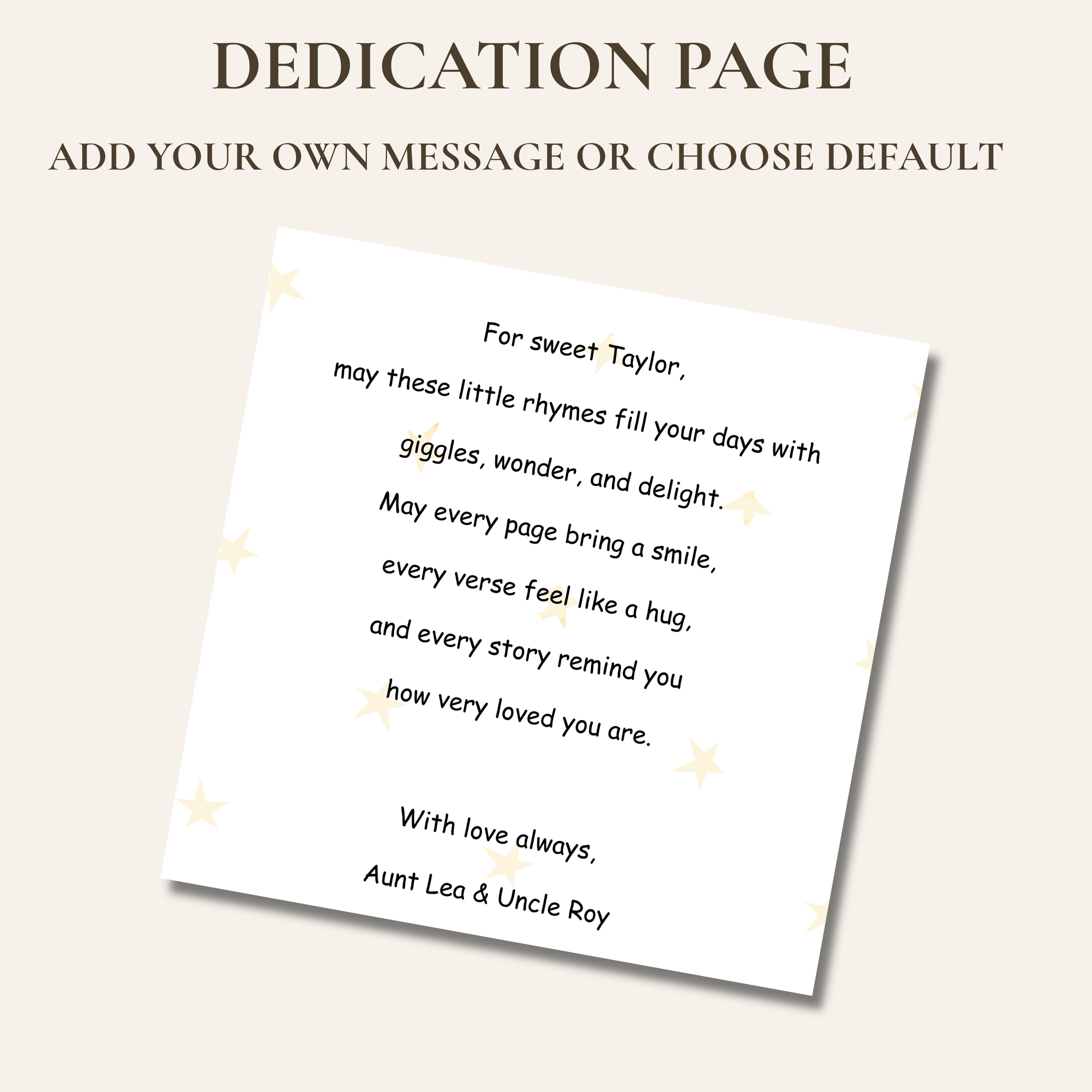 Nursery Rhymes Personalized Book | Pink