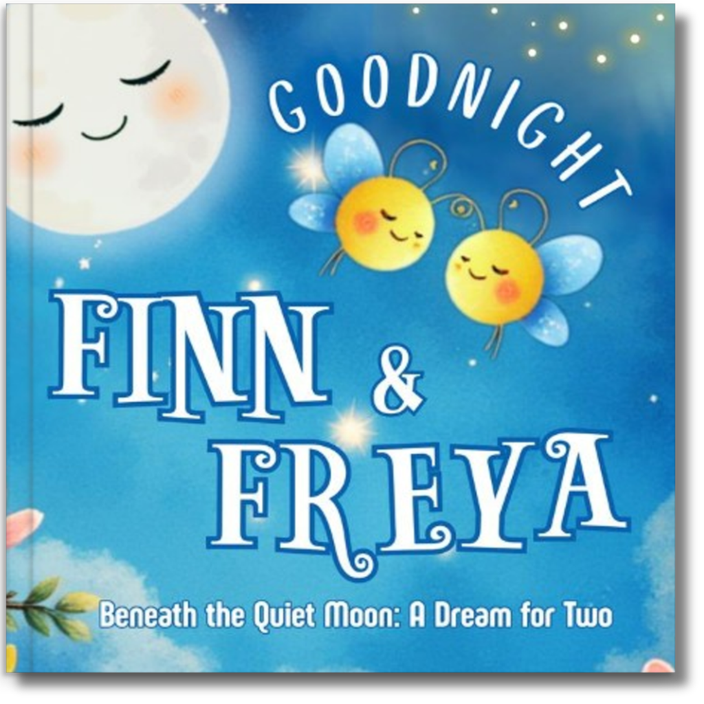 Quiet Moon A Dream for Two Personalized Twin Bedtime Book