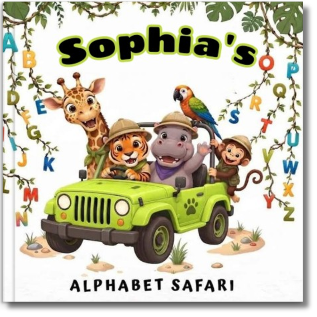 Alphabet Safari Personalized Book