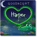 Goodnight Alligator Personalized Bedtime Book