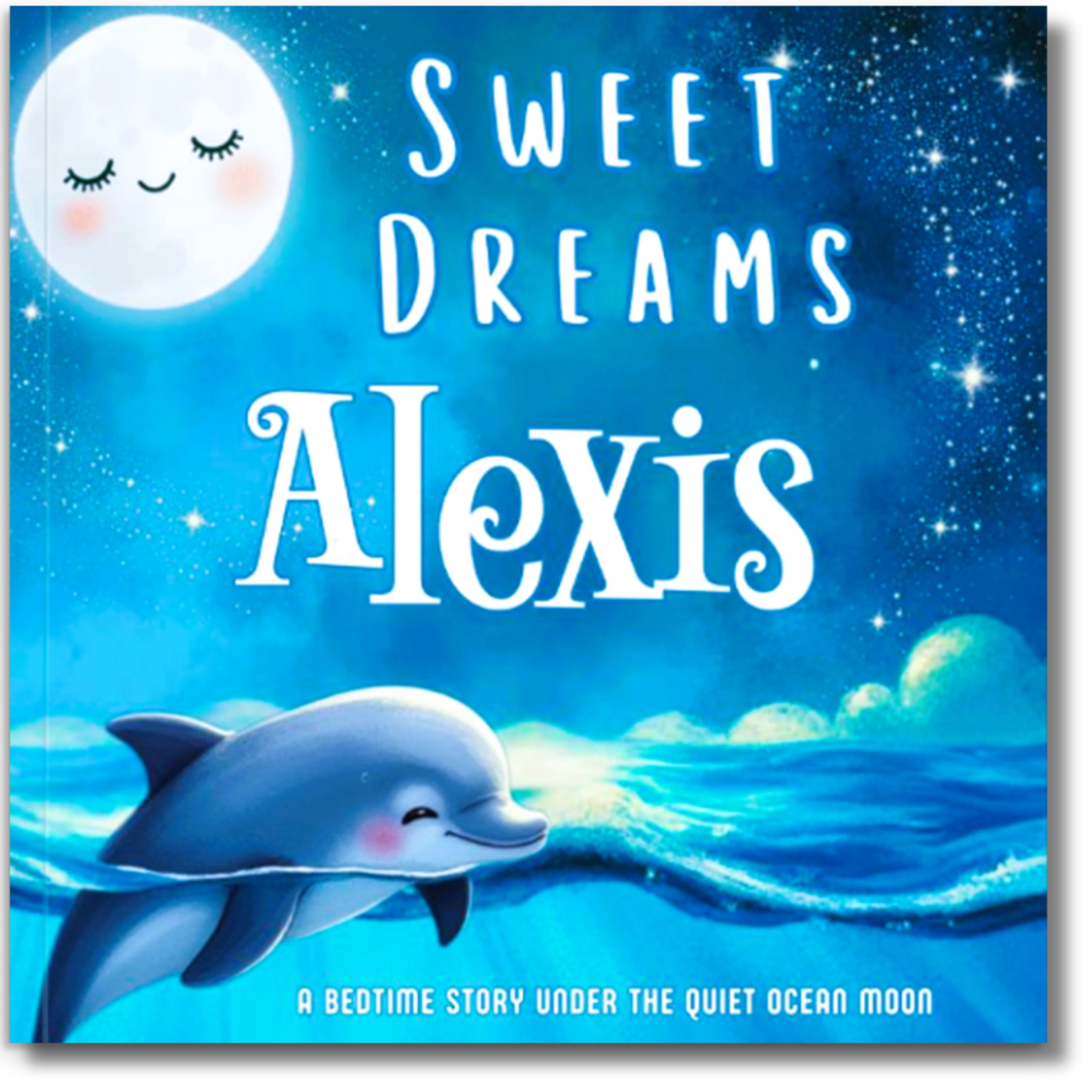 Quiet Ocean Moon Personalized Bedtime Book
