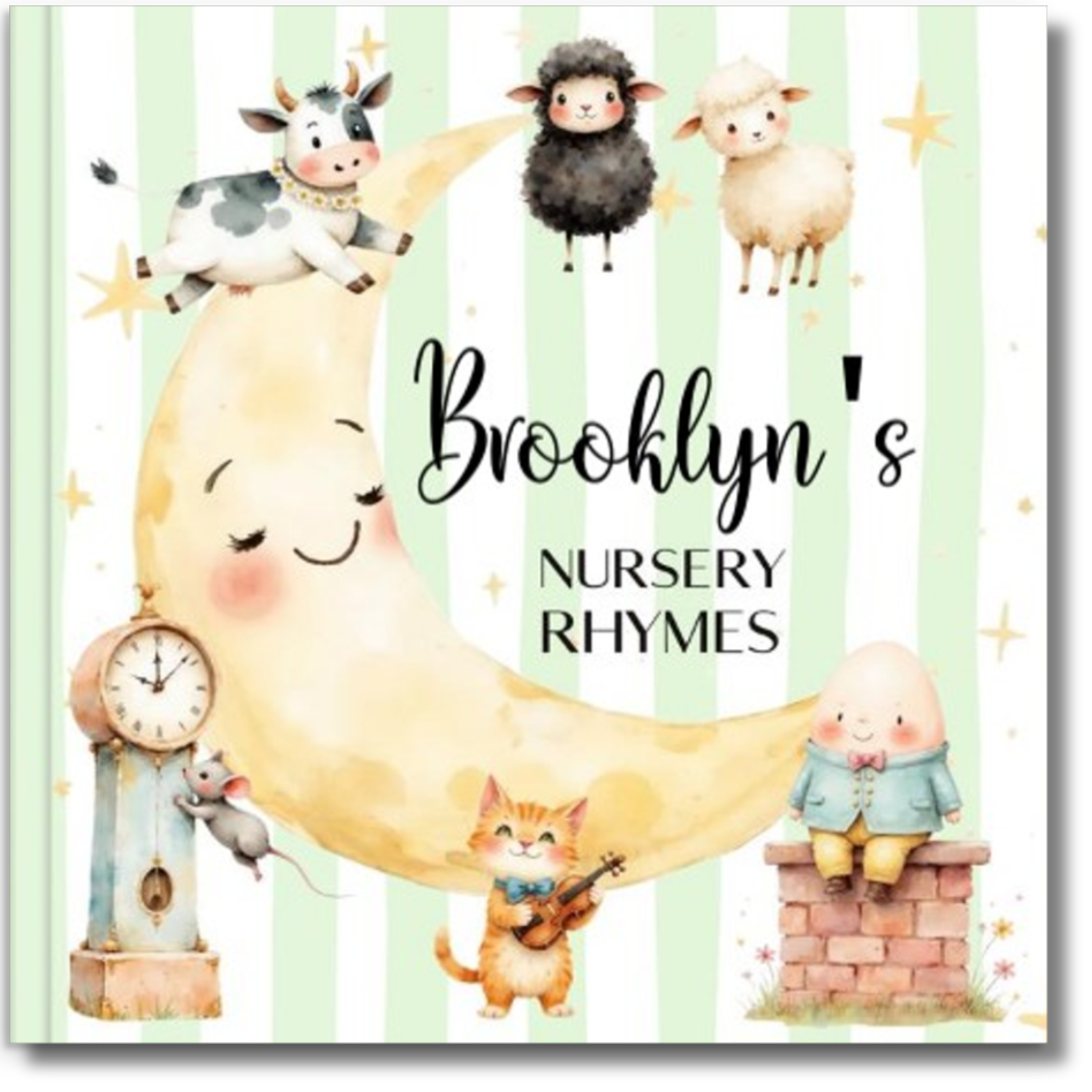 Nursery Rhymes Personalized Book | Green
