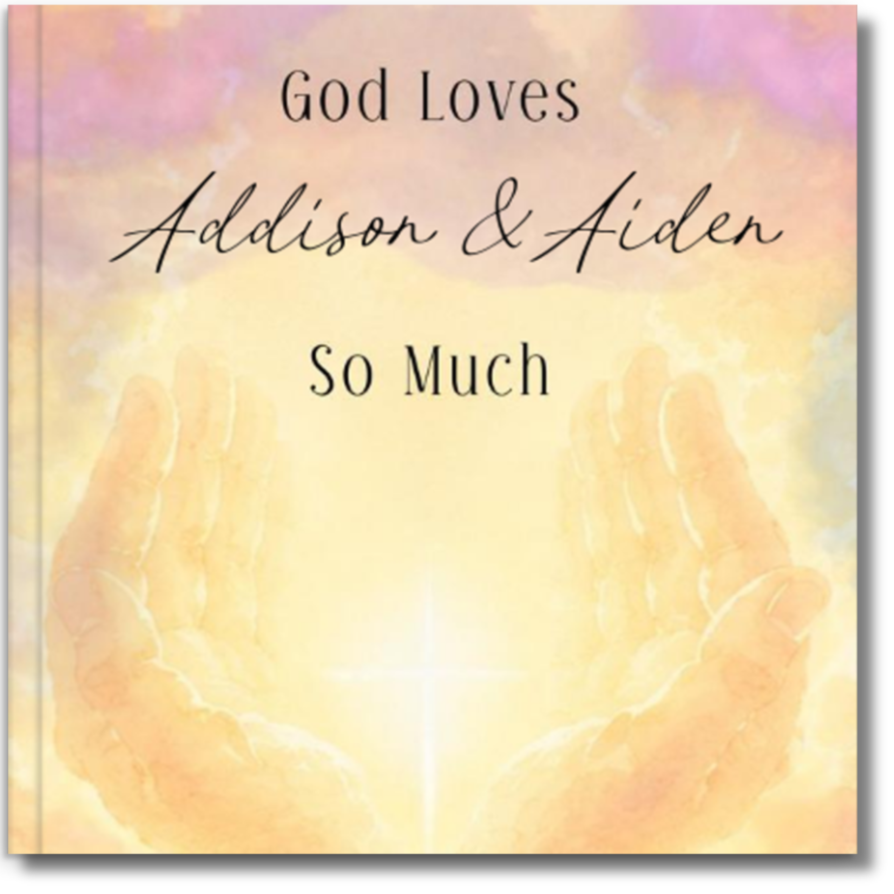 God Loves | Personalized Christian Twins Book