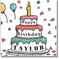 Birthday Parade Personalized 1st Birthday Book