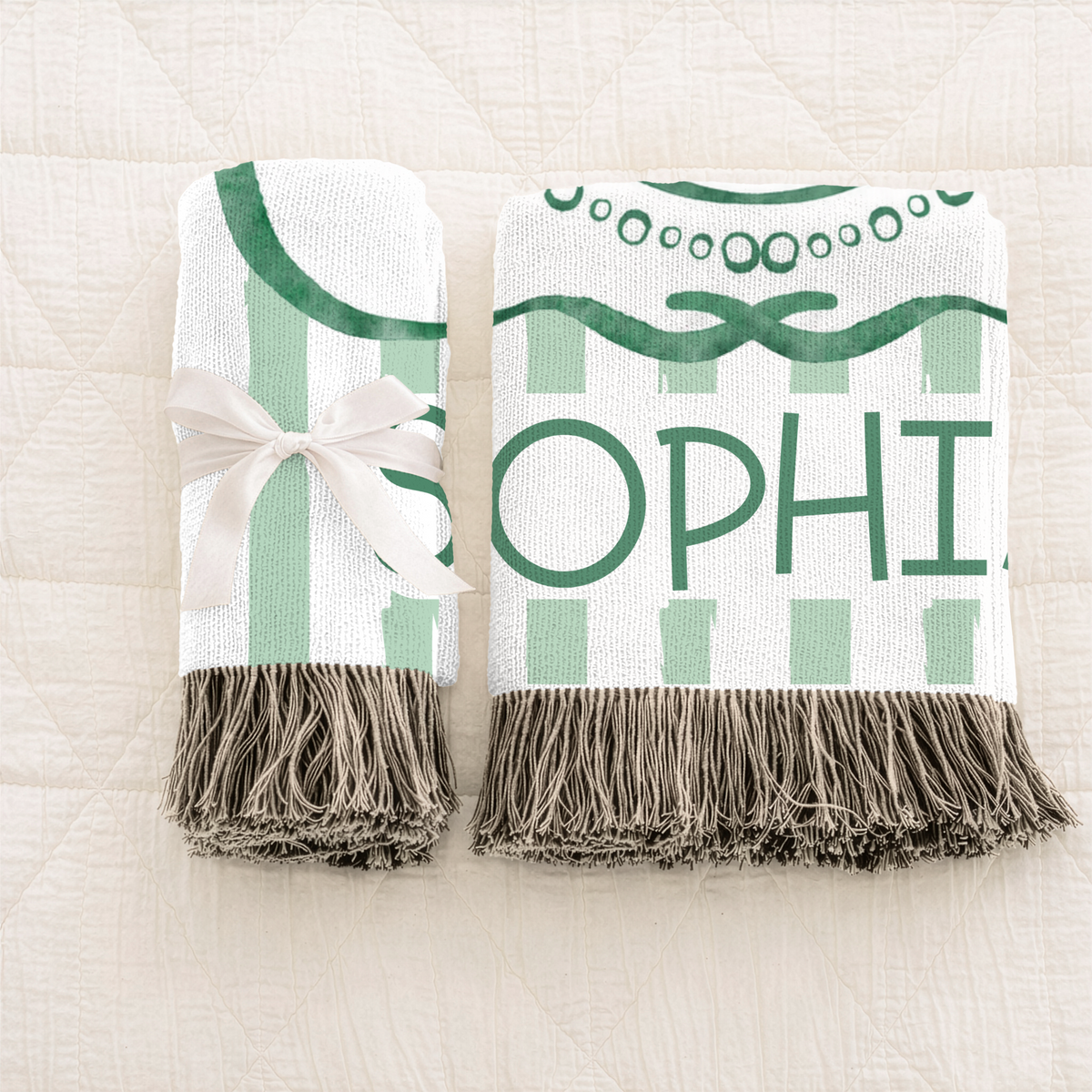 Silly Goose Personalized Baby Blanket