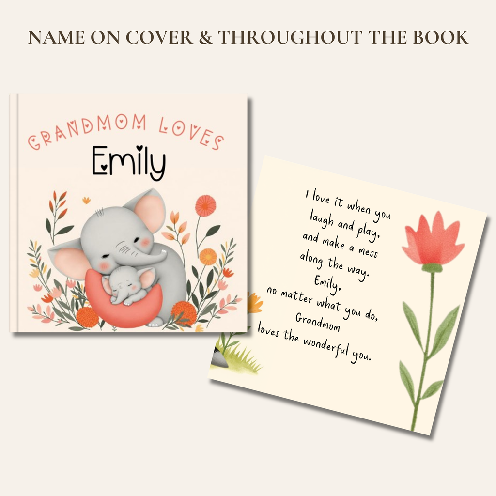 Grandmom Loves You — Personalized Grandchild Book