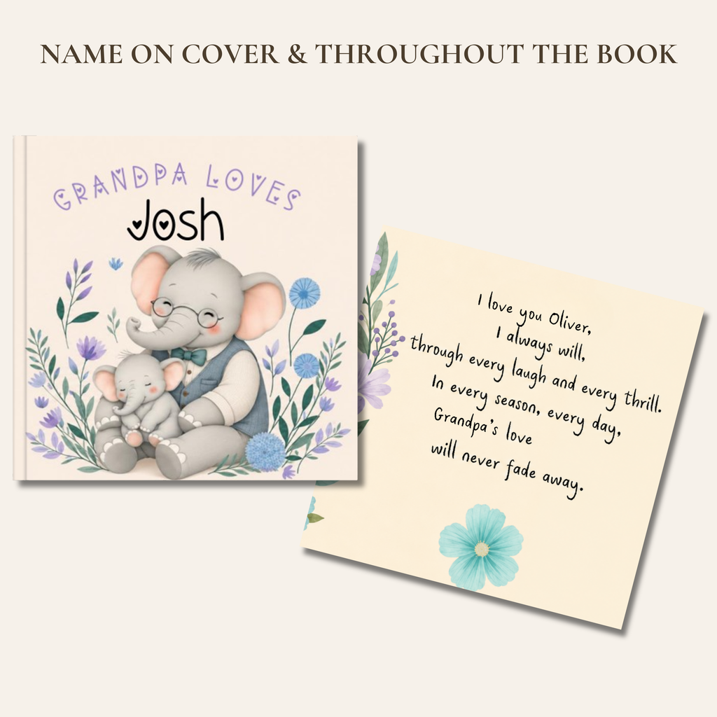 Grandpa Loves You — Personalized Grandchild Book