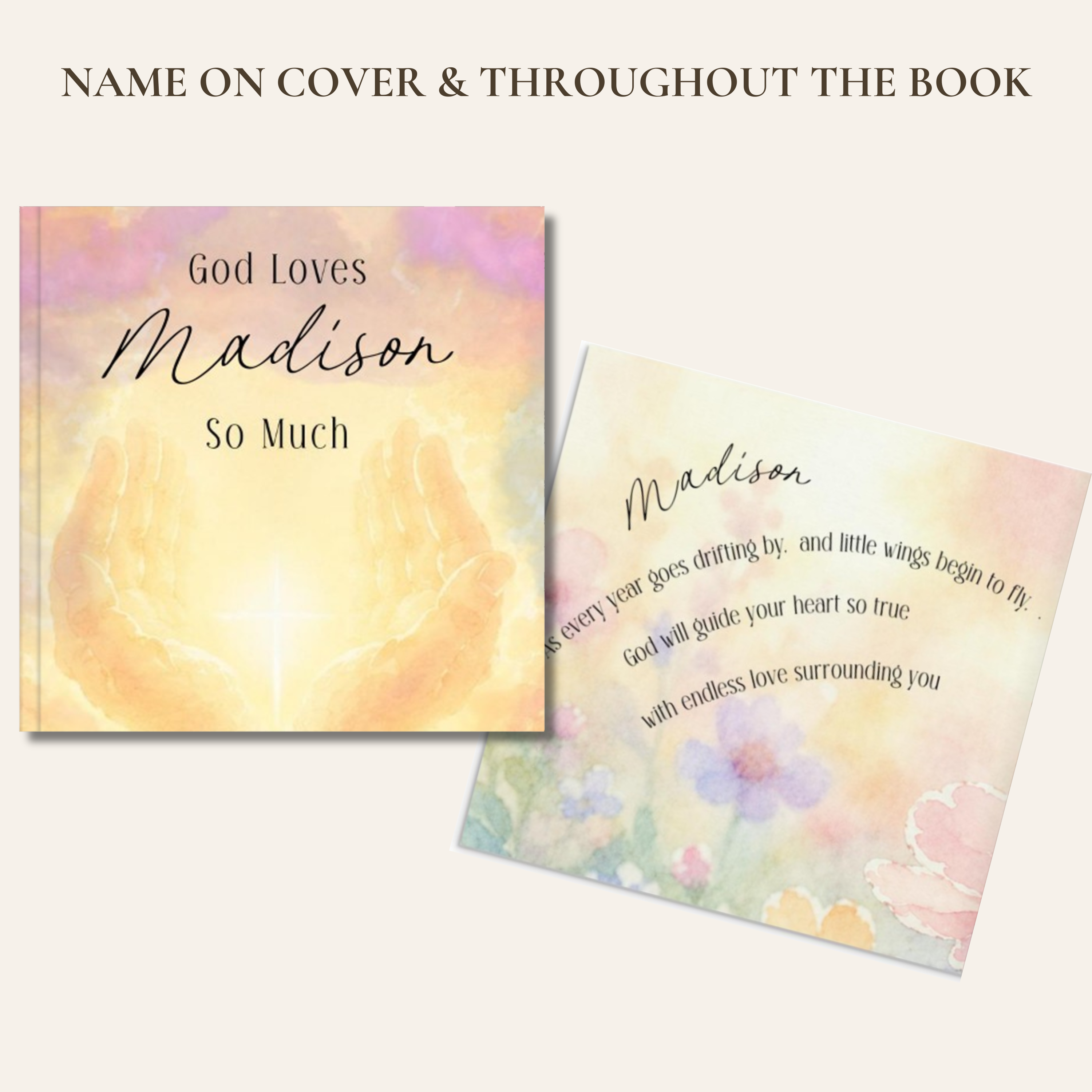 God Loves | Personalized Christian Baby Book